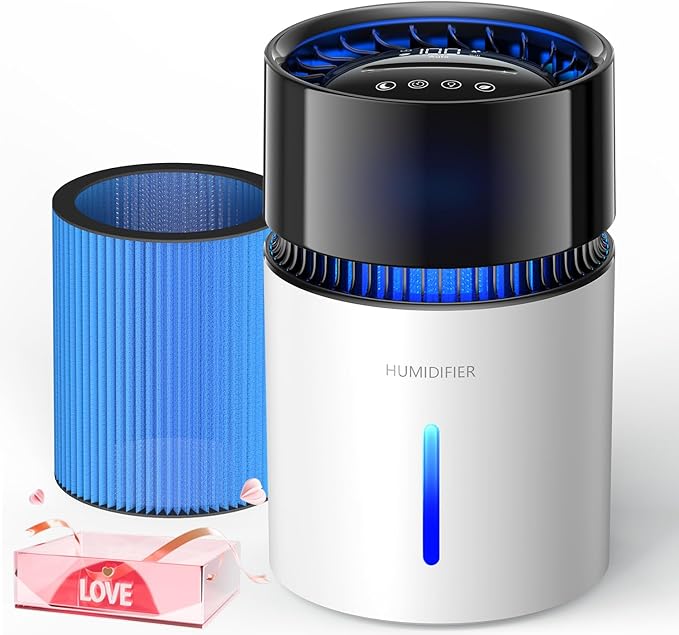3L Mist-Free Evaporative Humidifier by Slientspin