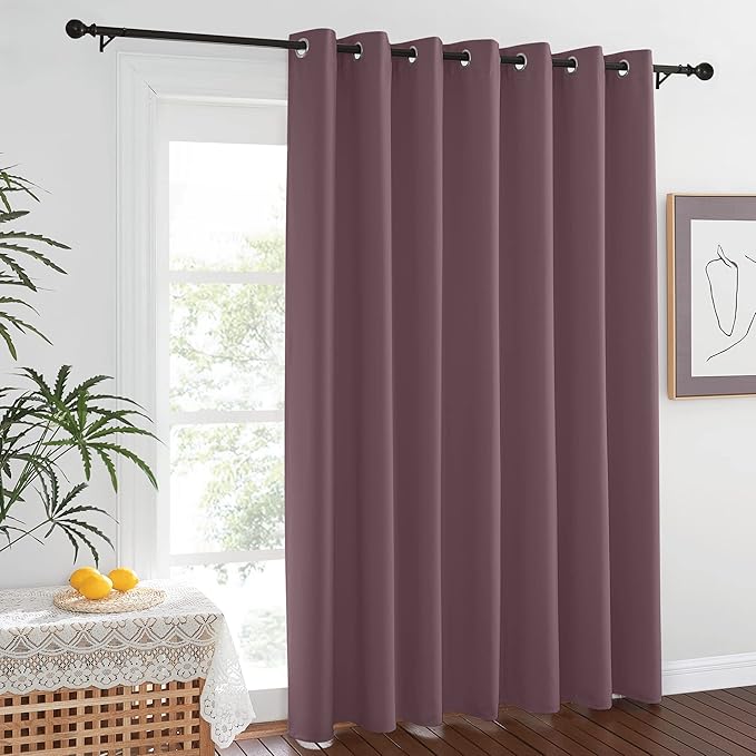 NICETOWN Room Separating Divider, Dry Rose Room Divider Curtain Screen Partition - Image 7