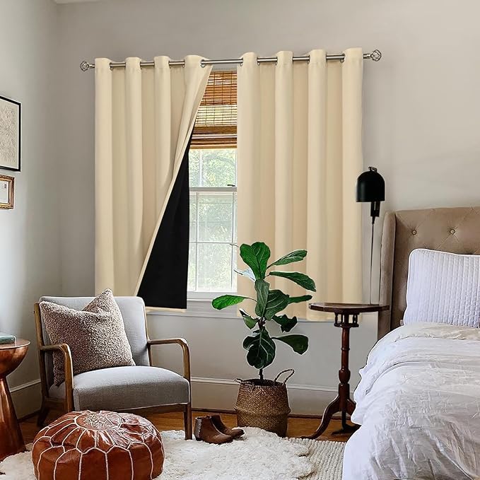 BGment Short 100% Blackout Curtains - Image 2
