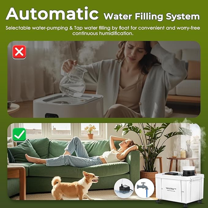 Mxmoonant 10kg/H Ultrasonic Mist Maker DIY Humidifier Kit, Adjustable Mist - Image 3