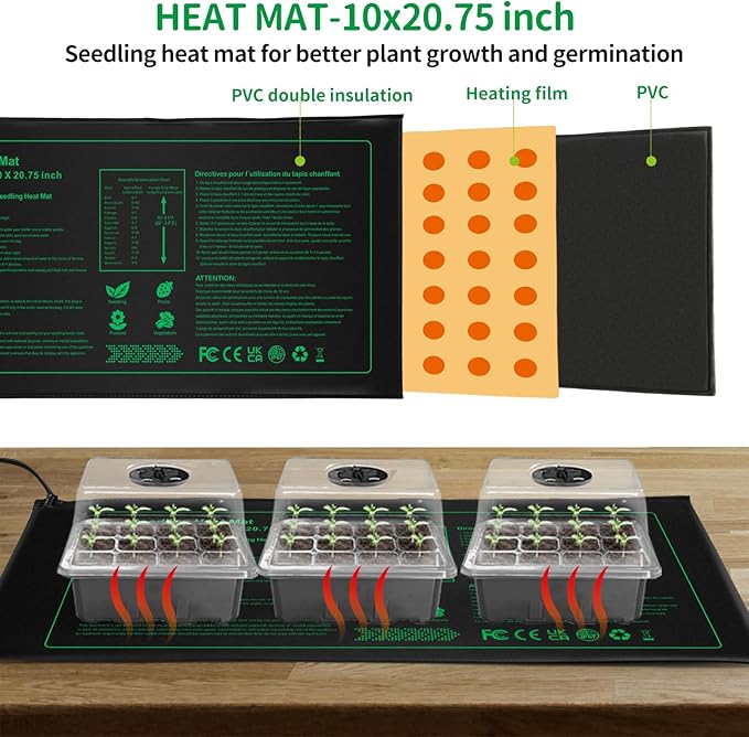 NAMOTEK 5 Pack Seed Starter Tray - Image 3