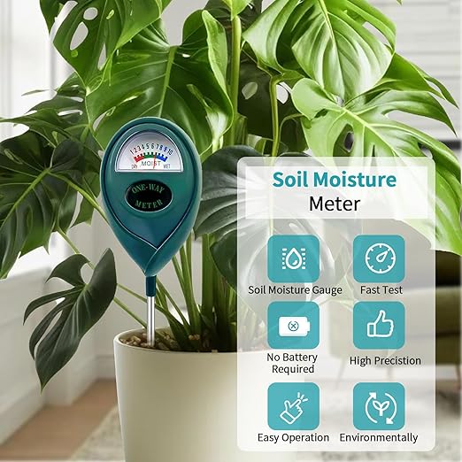 2 Pcs Green Soil Moisture Meter, Plant Water Meter, Moisture Meter - Image 2