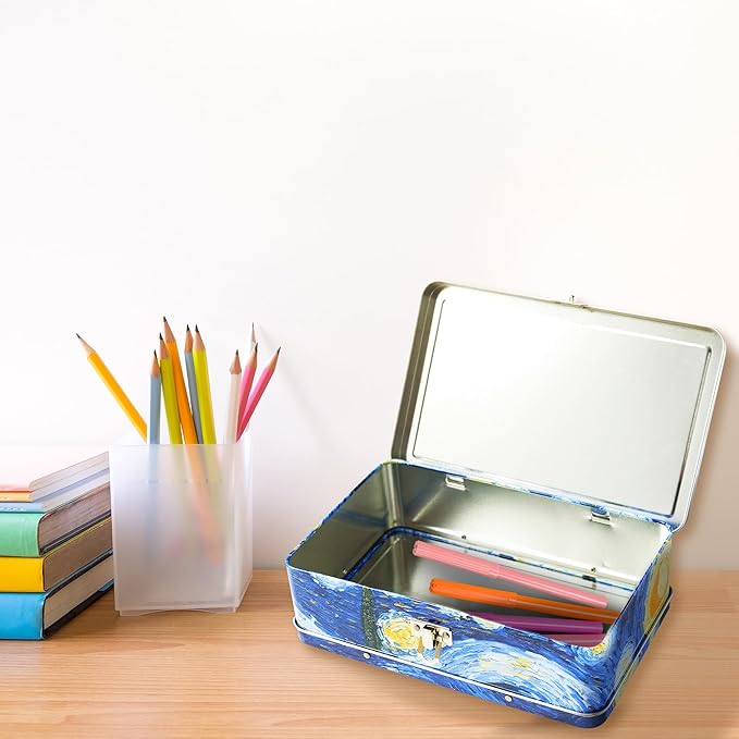 DAHO Metal Storage Box with Hinge - Image 6