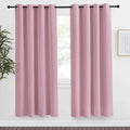 NICETOWN Rouge Pink Blackout Curtain 78 inch Long, W55 x L78, 1 Panel, Thermal by NICETOWN
