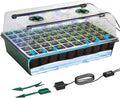 TONYFUL Seed Starter Tray with Grow Light, 60-Cell Seed Starter Kit with 4.07” by TONYFUL