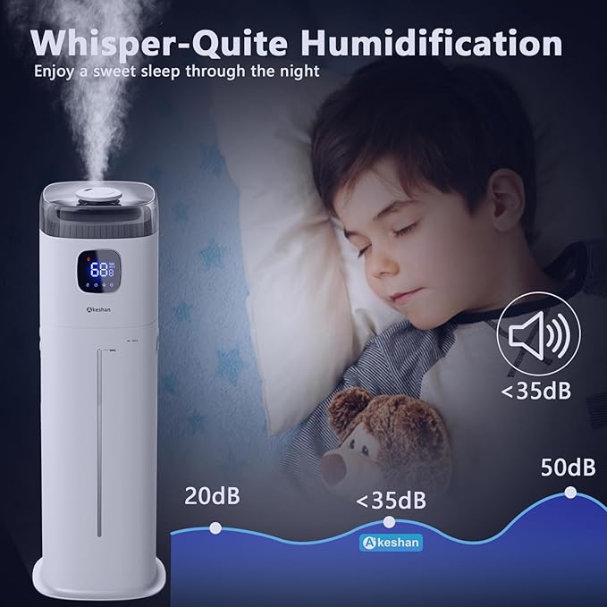 Large Humidifier for Bedroom, 9L/2.5Gal Ultrasonic Cool Mist, Easy Clean - Image 6