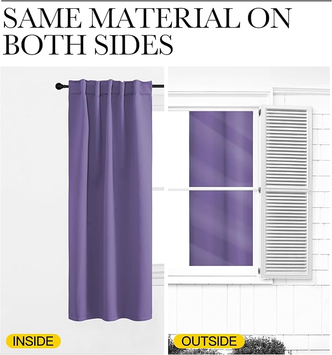 NICETOWN Blackout Curtain Panels Window Draperies - Image 6
