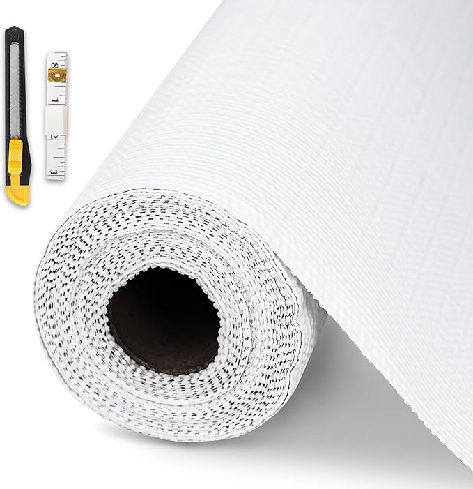 Drawer and Shelf Liner for Kitchen Cabinet, Non-Adhesive Cabinet Liner 12in x by GTJ