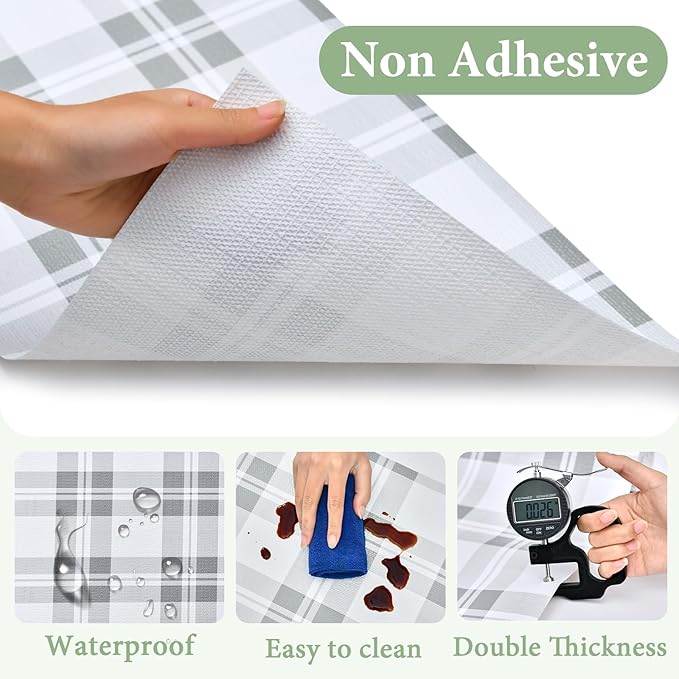 Drawer and Shelf Liner for Kitchen Cabinet: 12 in X 30 Ft Non Slip Waterproof - Image 5