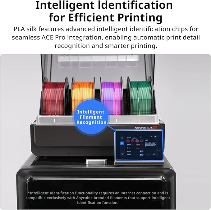 ANYCUBIC Silk Tri Color Pla Filament, 3-in-1 Chrome Coextrusion Color Change 3D - Image 6