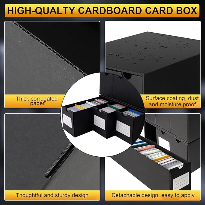 Trading Card Storage Box, Includes 24-600 CT Boxes & Card Dividers, + Trading - Image 5