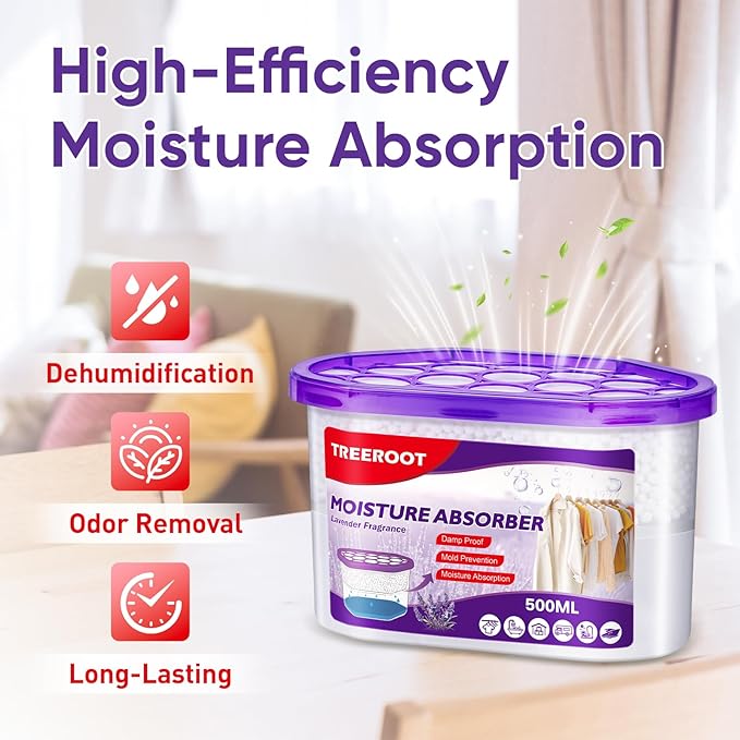 16 Pack Moisture Absorbers, 10.5 OZ Humidity Absorber Bucket, Moisture Absorbers - Image 3
