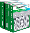 Filterbuy 21x23.5x5 Air Filter MERV 8 Essential Dust & Allergy Defense by Filterbuy