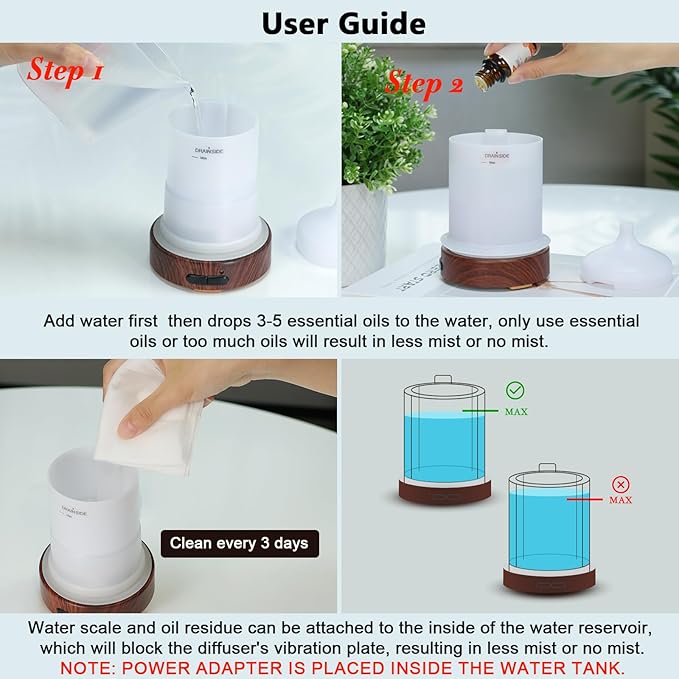 EQUSUPRO Aromatherapy Essential Oil Diffuser 150ml- Electric Cool Mist Aroma - Image 6