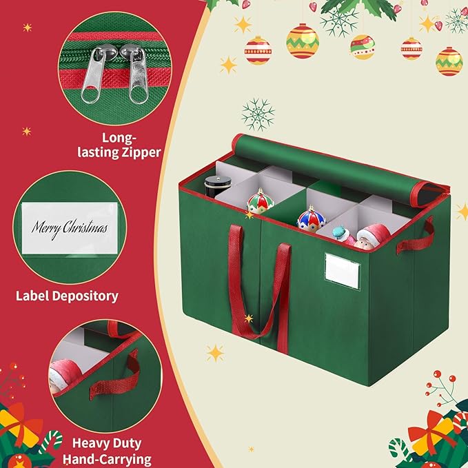 Nutcracker and Figurine Collectibles Storage Box， Large Ornament Storage - Image 3