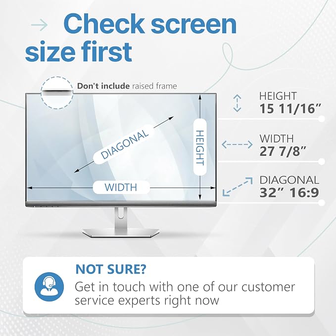 VINTEZ 32 Inch 16:9 Privacy Screen - Image 4