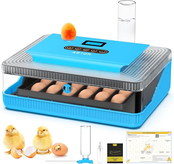 25 Egg Incubator Digital Poultry Hatcher Machine by ABTOR
