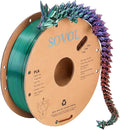 Sovol PLA Filament Silk Tri Color Co-Extrusion 1.75mm, 3D Printer Filament 1kg/ by Sovol