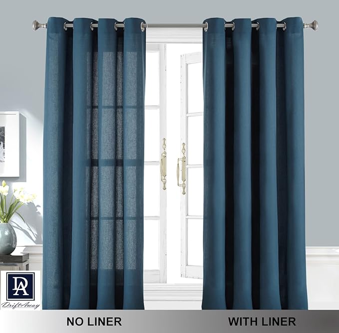 DriftAway Thermal Insulated Blackout Curtain Liner 2 Panels Each Liner Size 50 - Image 7