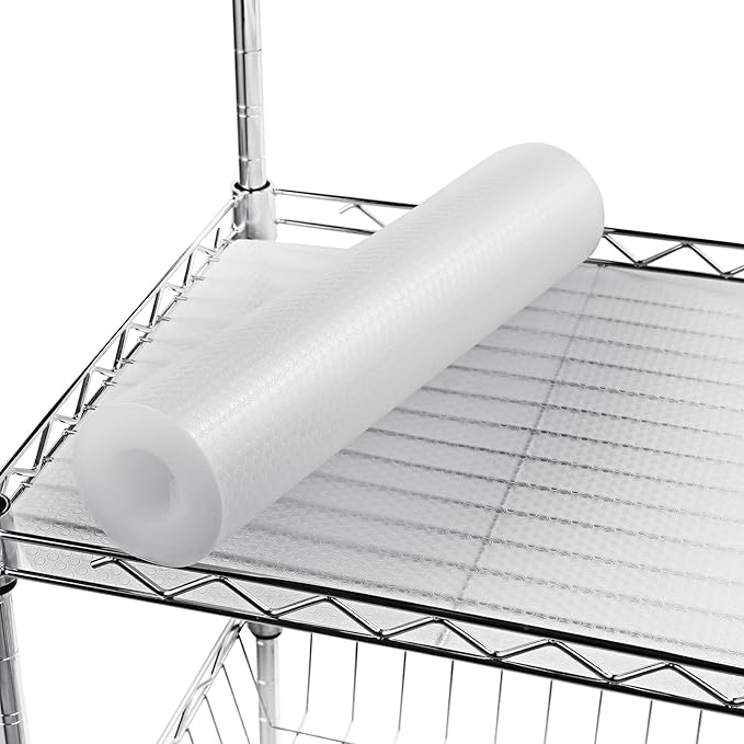 Wire Shelf Liner 14x197'' Clear Shelf Liner Kitchen, Drawer Liner, Under Sink by AMZABBY