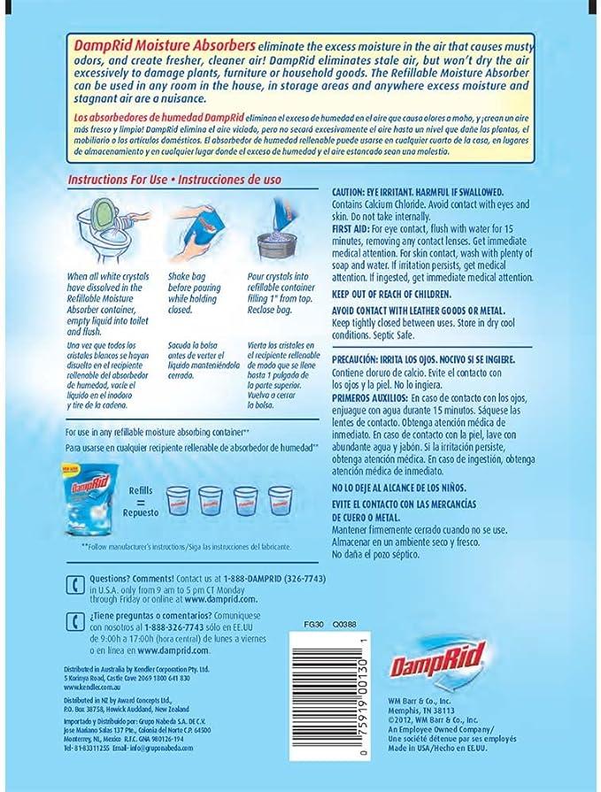Damp Rid Moisture Absorber Refill 42 Oz - Image 2
