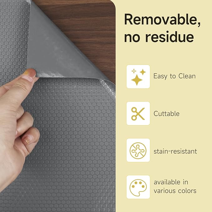 WochiTV Adhesive Shelf Liner 23.6 X 240 Inches Peel and Stick Kitchen Liner - Image 5