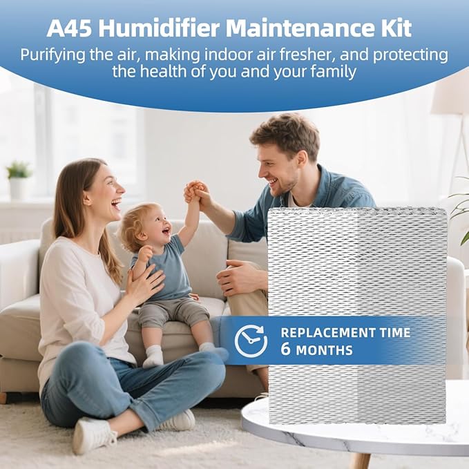 45 Water Panel Humidifier Filter Replacement Evaporator Compatible - Image 7
