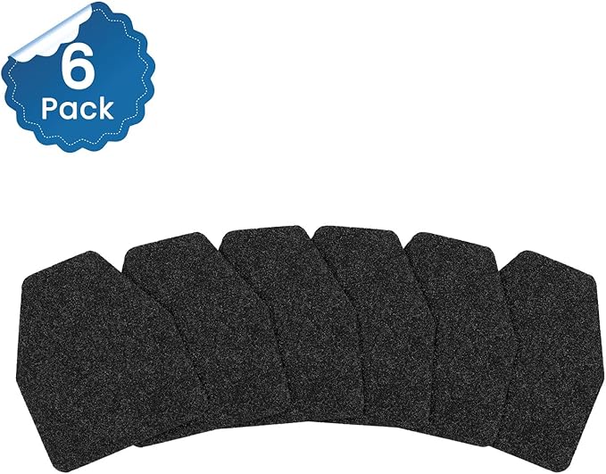 6 Pack Commercial Urinal Mats, Non-Slip Urinal Floor Mat - Image 4