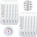 Leinuosen 3 Pcs Indoor Outdoor Wall Thermometer Humidity Meter Vertical by Leinuosen