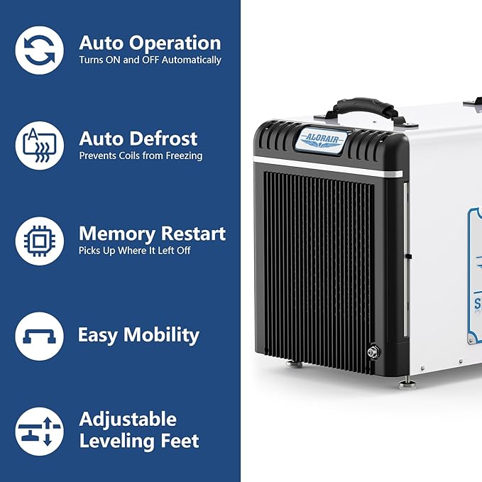 ALORAIR Basement/Crawlspace Dehumidifiers 198 PPD, 90 Pints, 5 Years Limited - Image 6