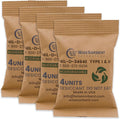 Kraft Clay Desiccants Packs for Safe, 132 Gram 210 Packs Dehumidifier for Gun by Wisesorb