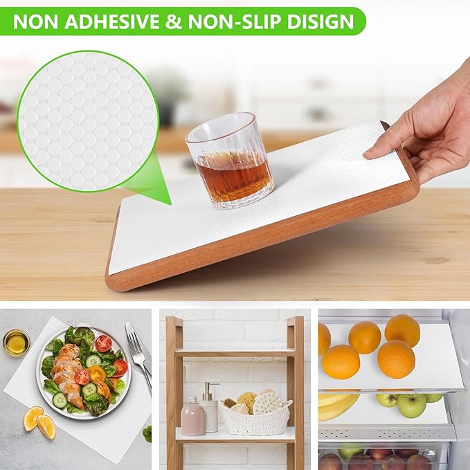 Shelf Liners for Kitchen Cabinets Non Adhesive Drawer Liner for Bathroom - Image 7