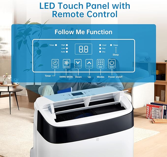 GarveeLife 10000 BTU Portable Air Conditioner – 3-in-1 AC - Image 2