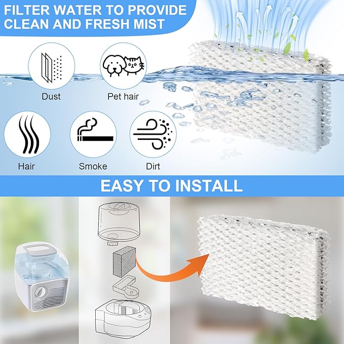 Marspark 36 Pack Humidifier Filters Replacement Compatible - Image 3