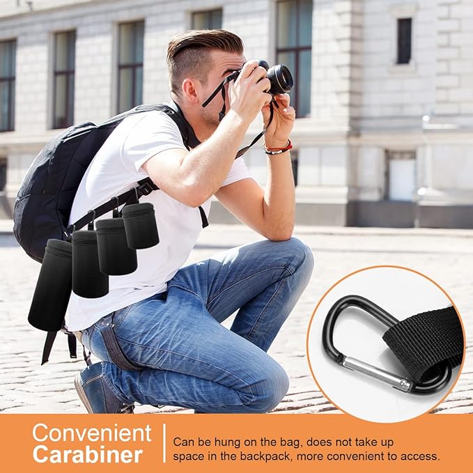 ARVOK Camera Lens Case, Water Resistant Protective Pouch - Image 6