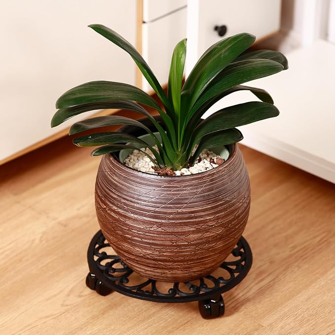 3 Packs 11 Inch Rolling Plant Stand - Image 8