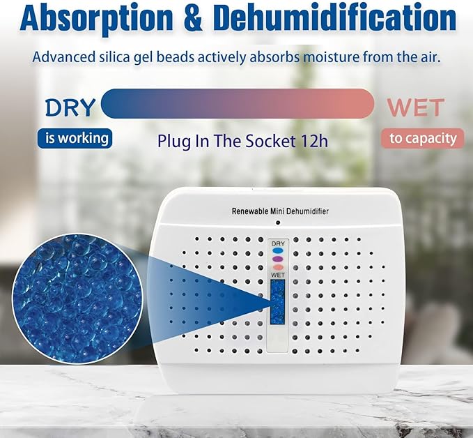 Small Dehumidifier, Moisture Absorber - Image 3