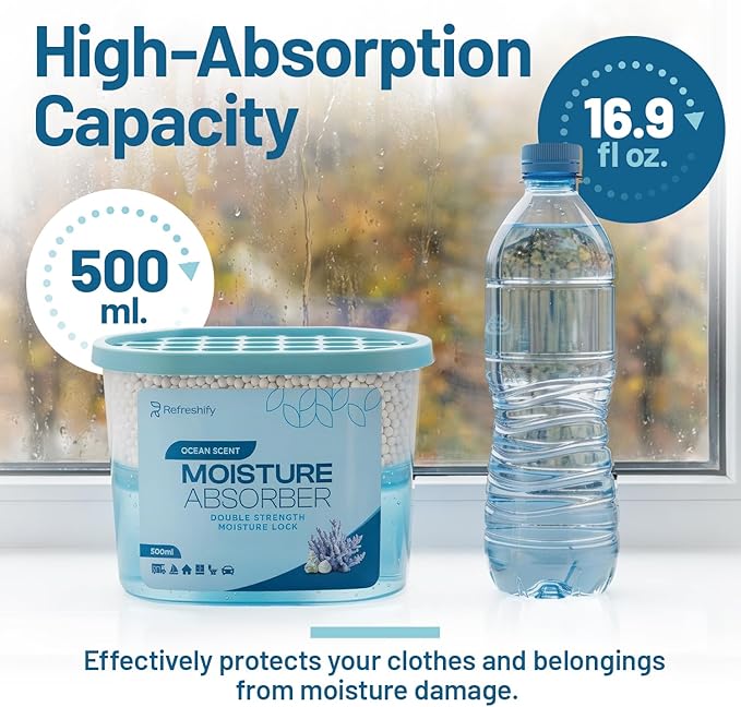 Premium Moisture Absorbers and Dehumidifier Tubs – High-Efficiency Closet - Image 5