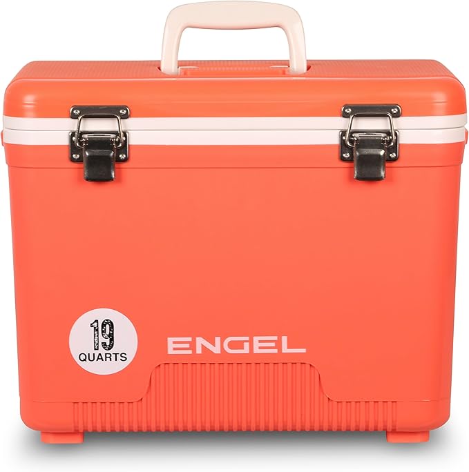 Engel 19qt Leak-Proof, Air Tight, Drybox Cooler and Small Hard Shell Lunchbox by ENGEL