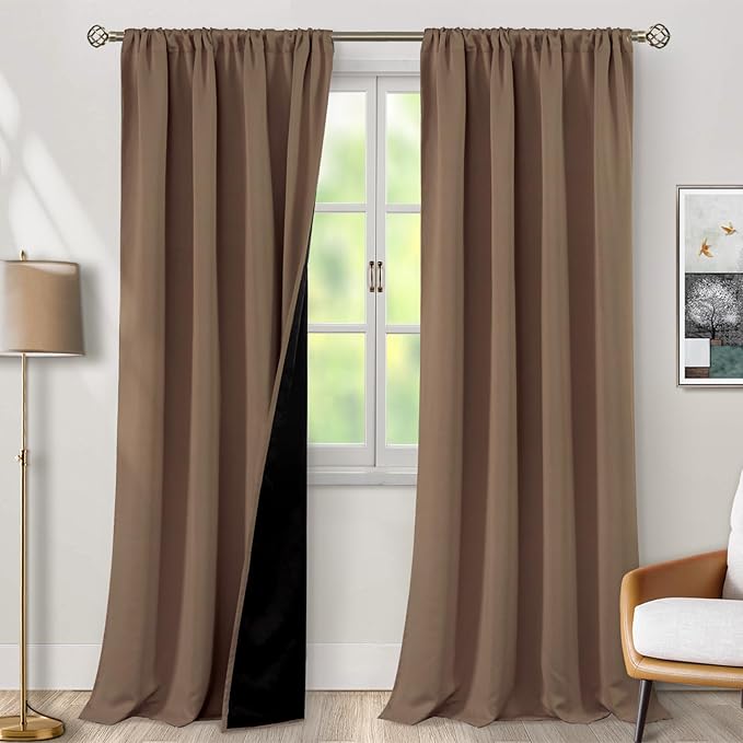 BGment 100% Blackout Curtains 95 Inch Long by BGment