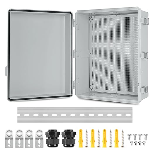 Waterproof Electrical Junction Box Outdoor, IP67 Plastic Weatherproof by TOTUFY