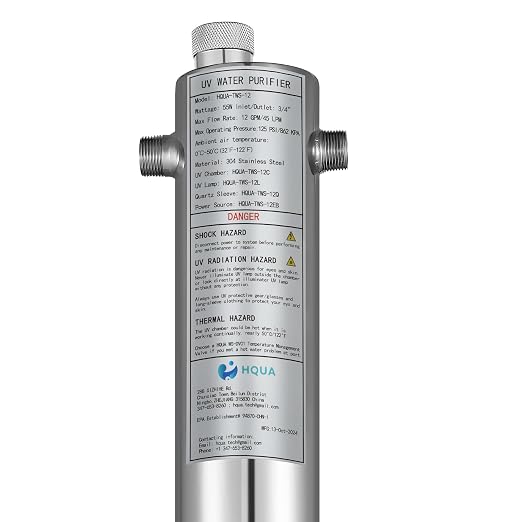 HQUA WF3-03 3-Stage Free-Standing Whole House Water Filtration System, UV - Image 9
