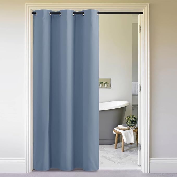 NICETOWN Stone Blue Door Curtain by NICETOWN