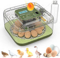 12 Egg Incubator with Automatic Turning, Temperature and Humidity Control by howooiua