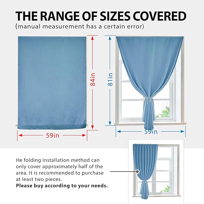 Magic Tape Stick on Portable Curtains - Image 3