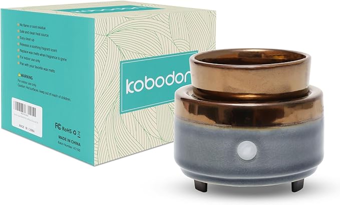 kobodon Ceramic Candle Wax Warmer, Home Fragrance Diffuser, Wax Melter - Image 2