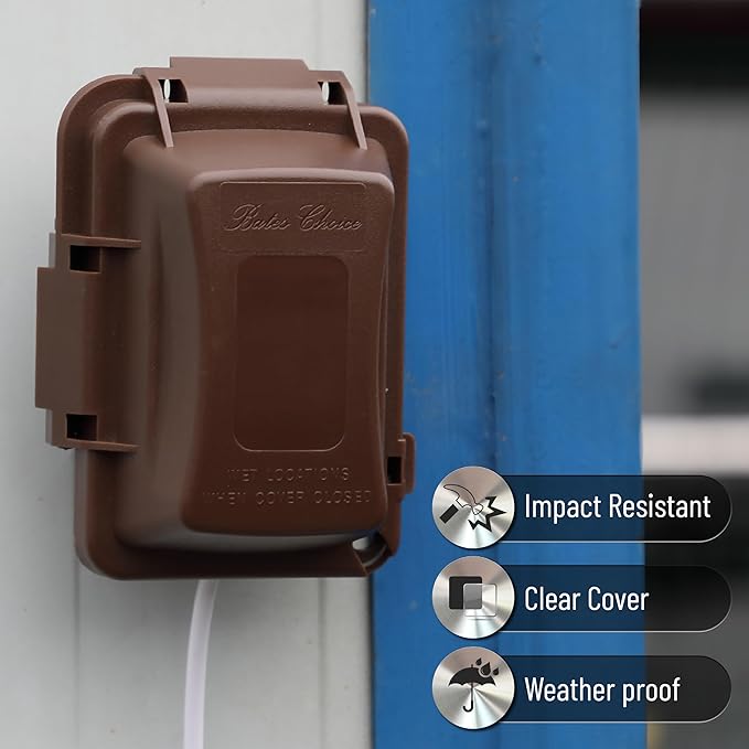 Bates- Weatherproof Electrical Outlet Cover, Outdoor Plug Cover, Outlet Cover - Image 6