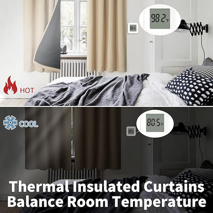 BGment Thermal Insulated 100% Blackout Curtains - Image 4