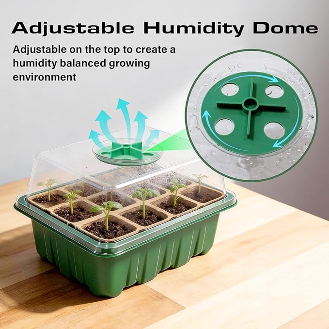 Seed Starter Tray Kit 10 Pack, Seed Starting Trays - Image 3