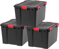 IRIS USA WeatherPro 74 Qt Storage Bins by IRISUSA